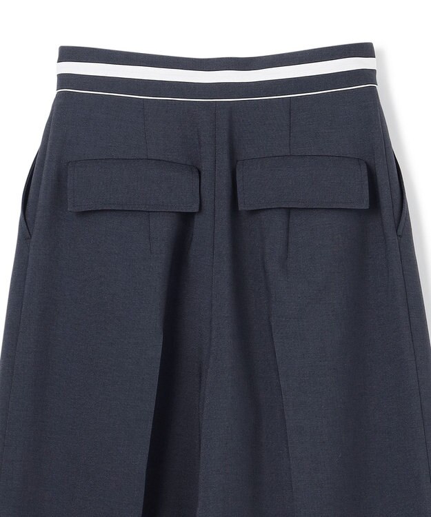 GRACE CONTINENTAL タックワイドパンツ ネイビー