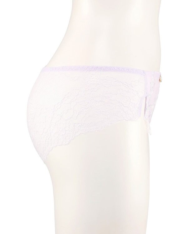 San-ai Resort（三愛水着楽園） エレガントコレクション【2503】デザインバックレースショーツ パープル