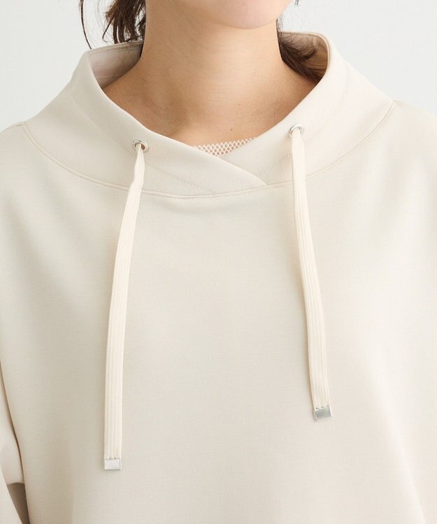 Green Parks ダンボール抜け衿プルオーバー Ecru