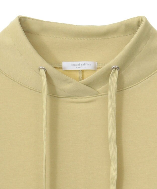 Green Parks ダンボール抜け衿プルオーバー Lime Green