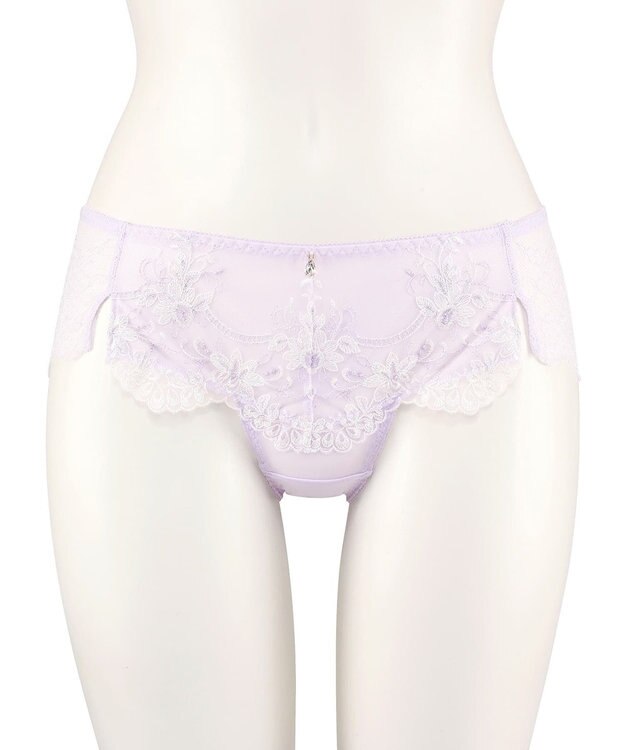 San-ai Resort（三愛水着楽園） エレガントコレクション【2503】デザインバックレースショーツ パープル