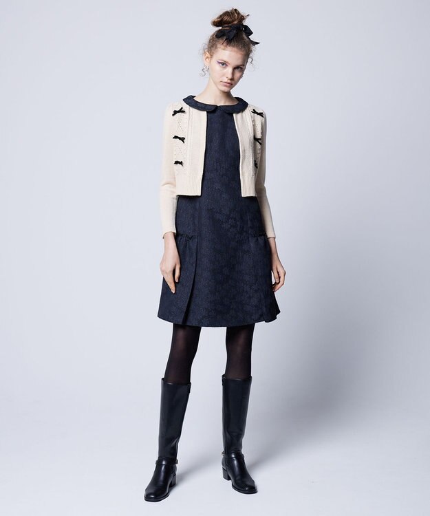 TOCCA 【洗える】PIXIE KNIT カーディガン ベージュ系