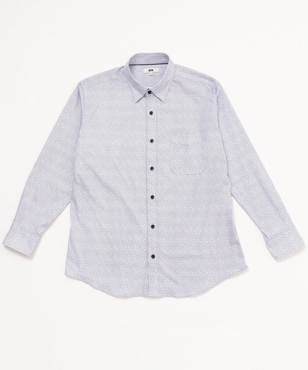 JOSEPH ABBOUD 【キングサイズ】コンパクトジャージープリント シャツ パープル系5