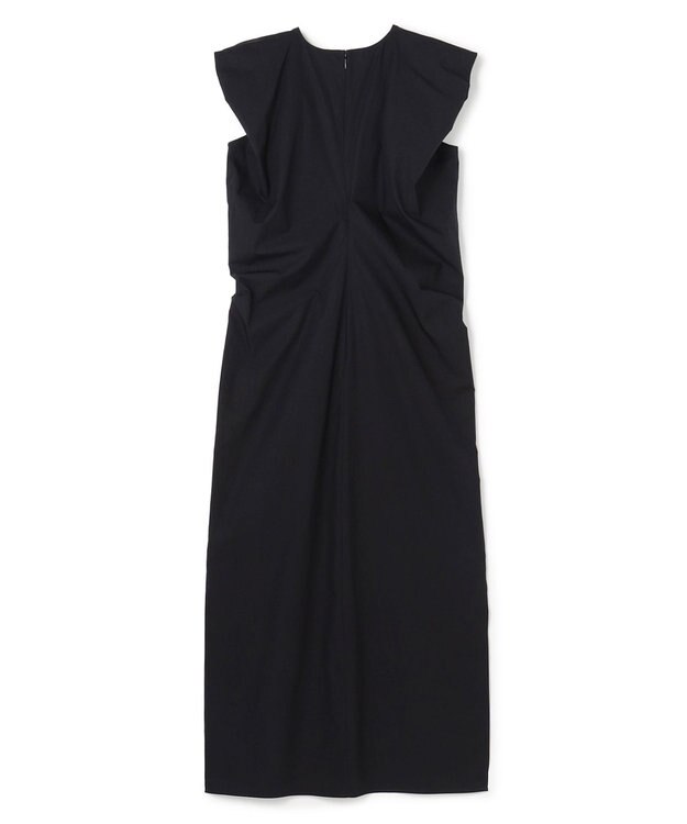 BEIGE， MALLOW / コットンタック バルーンスリーブドレス Black