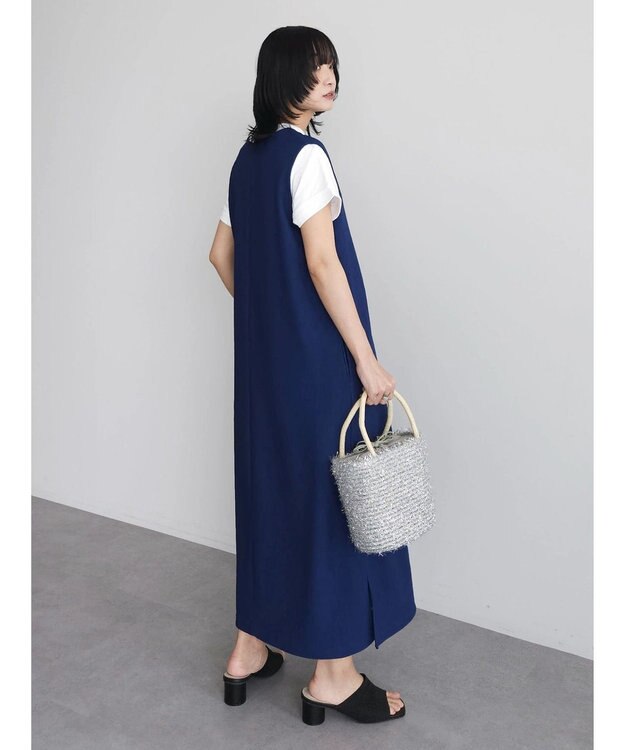 Green Parks カットＪＱキーネックジャンスカ Blue