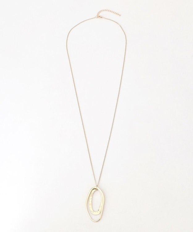 ANY ２連フープネックレス ライトゴールド