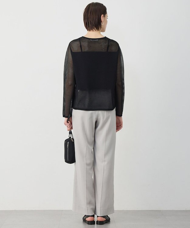 ICB L 【先行予約】 ハイツイストドライメッシュ ワイドストレートパンツ トープ