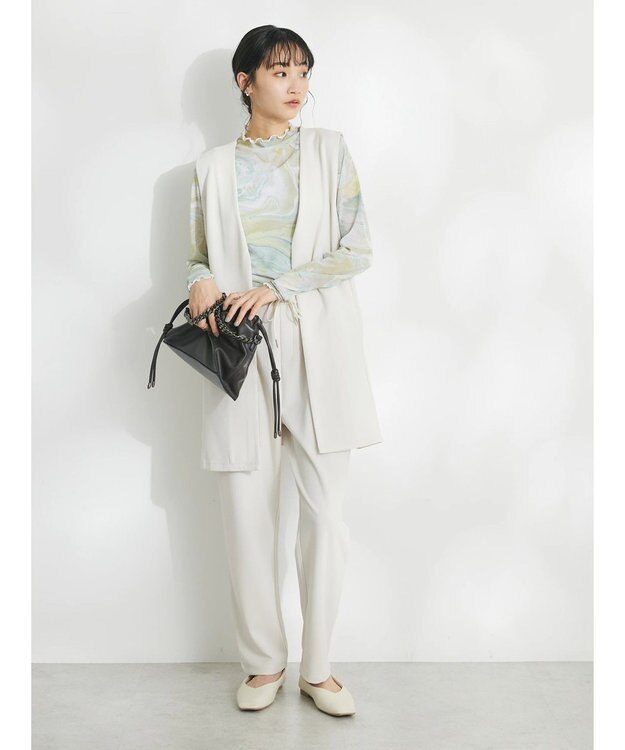 CRAFT STANDARD BOUTIQUE ストレッチカラーイージーパンツ Ivory