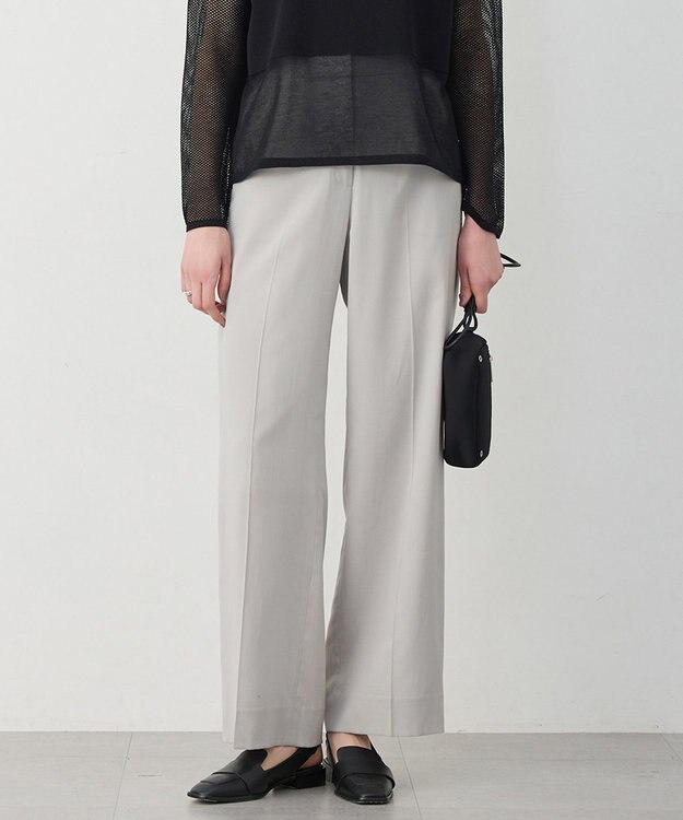 ICB L 【先行予約】 ハイツイストドライメッシュ ワイドストレートパンツ トープ