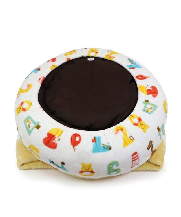 PET PARADISE ディズニー くまのプーさん 丸型寝袋 遠赤外線 《数字柄》 60cm 数字柄