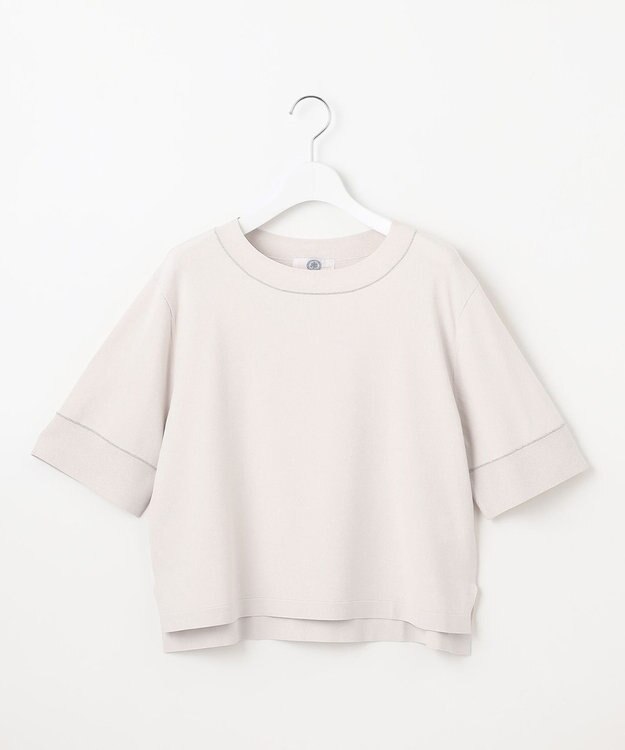 J.PRESS LADIES S 【洗える】RAYON ELITE STRETCH ニットT ベージュ系