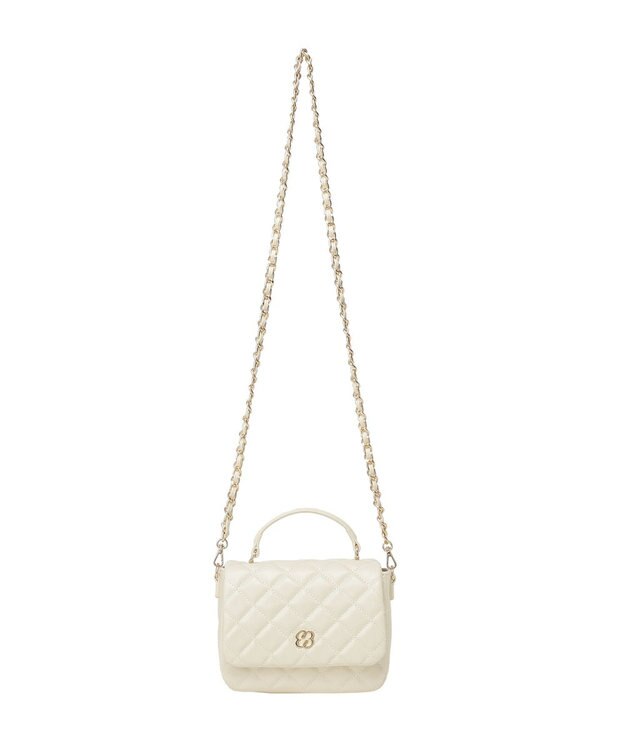 earth music&ecology 【2WAY】チェーンコンパクトバッグ Ivory