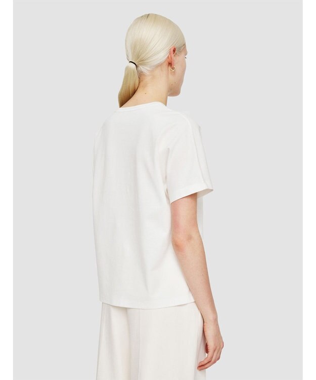 JOSEPH 【洗える】コンフォートコットン　ショートスリーブTシャツ Ivory
