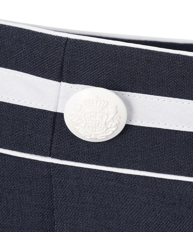 GRACE CONTINENTAL タックワイドパンツ ネイビー