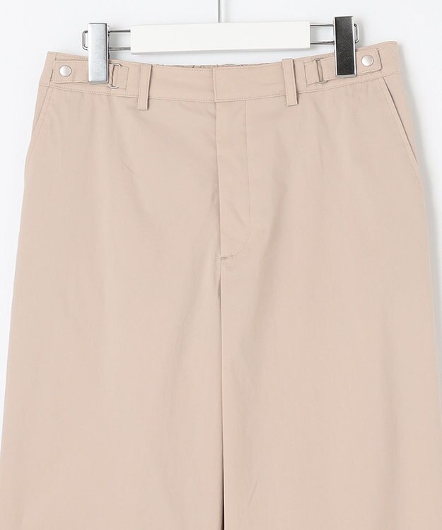 J.PRESS LADIES S 【洗える】ウェザーバイオエアフロー ワイド パンツ ベージュ系