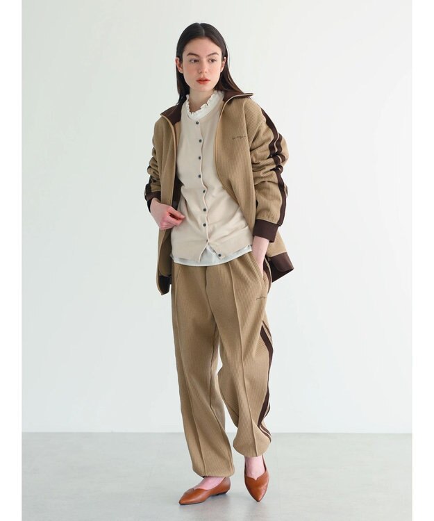 CRAFT STANDARD BOUTIQUE ２ＷＡＹクルーネックニットカーディガン Ivory