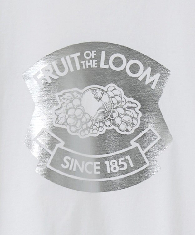 Green Parks ■ＦＲＵＩＴ　ＯＦ　ＴＨＥ　ＬＯＯＭ　箔ロゴｐｔＴＥＥ Off White
