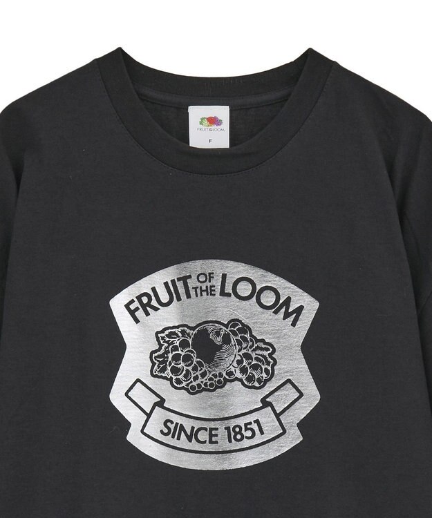 Green Parks ■ＦＲＵＩＴ　ＯＦ　ＴＨＥ　ＬＯＯＭ　箔ロゴｐｔＴＥＥ Black