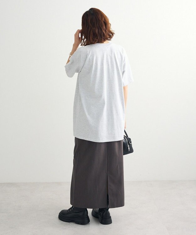 Green Parks ■ＦＲＵＩＴ　ＯＦ　ＴＨＥ　ＬＯＯＭ　箔ロゴｐｔＴＥＥ Gray Mixture