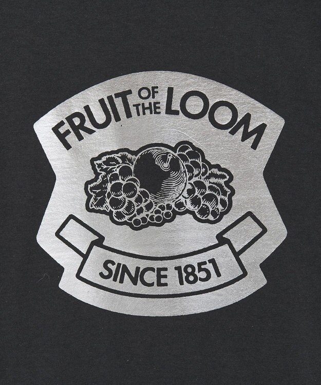 Green Parks ■ＦＲＵＩＴ　ＯＦ　ＴＨＥ　ＬＯＯＭ　箔ロゴｐｔＴＥＥ Black