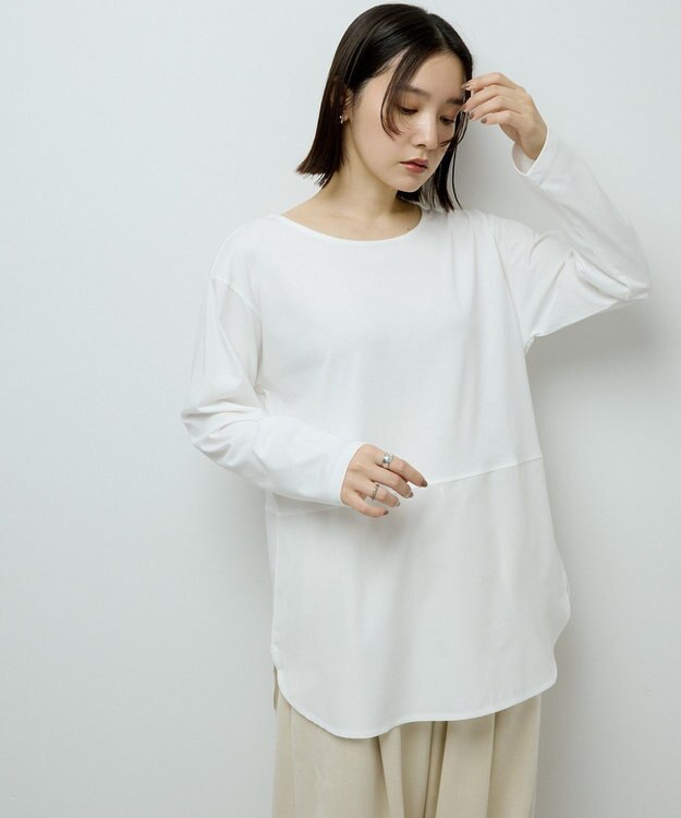 Green Parks 裾ドッキングホワイトインナー Off White