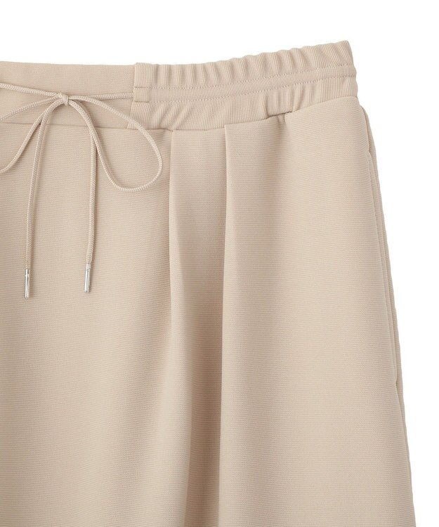 Green Parks 楽ちんリップルＩラインスカート Light Beige