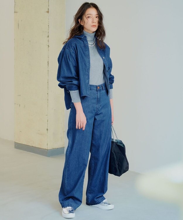 23区 パール ロンデル  ロング ネックレス ゴールド系