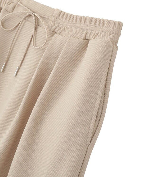 Green Parks 楽ちんリップルＩラインスカート Light Beige