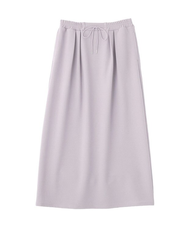 Green Parks 楽ちんリップルＩラインスカート Purple