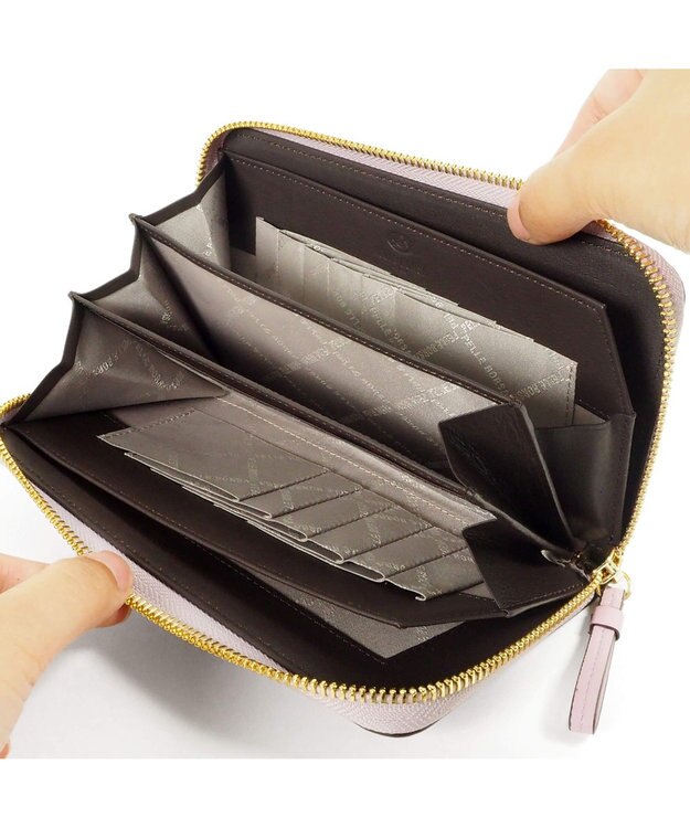 PELLE BORSA コンパクトラウンド長財布 Playful Goods プレイフルグッズ 4864 ライラック