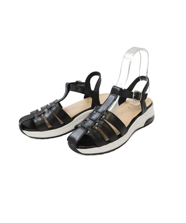 Pointer 日本製 本革グルカスポーツサンダル ブラック