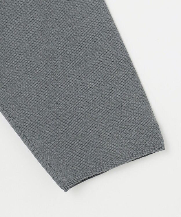 組曲 【UVケア・接触冷感・六分袖】ブラウスコンビ ティアードニット チャコールグレー系9