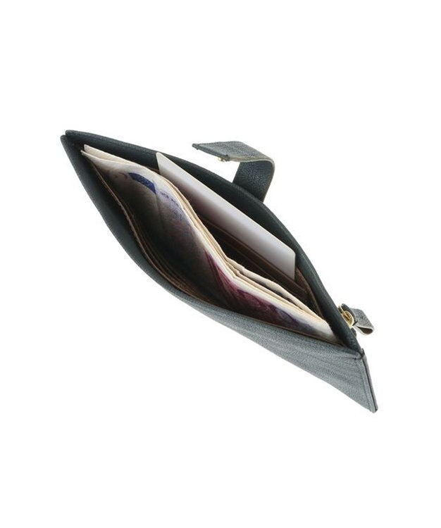 genten フレスコ 薄束入れ財布 ローズグレー