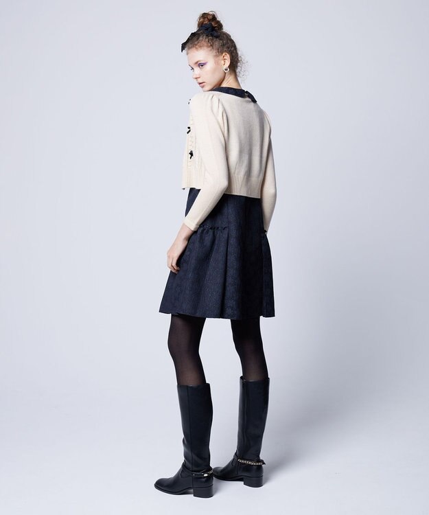 TOCCA 【洗える】PIXIE KNIT カーディガン ベージュ系