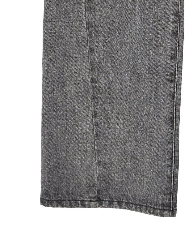 YECCA VECCA ルーズストレートデニムパンツ Gray