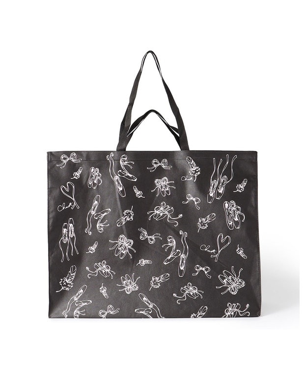 Chacott プリューム不織布衣装バッグL ブラック