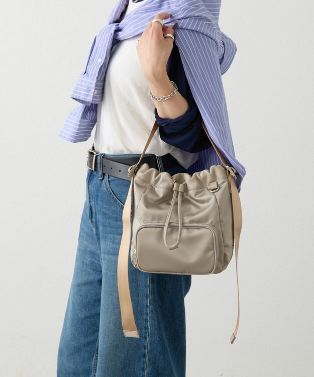 russet 《インフルエンサースタッフ企画》マルチショルダーバッグ(CE-1708) Gray