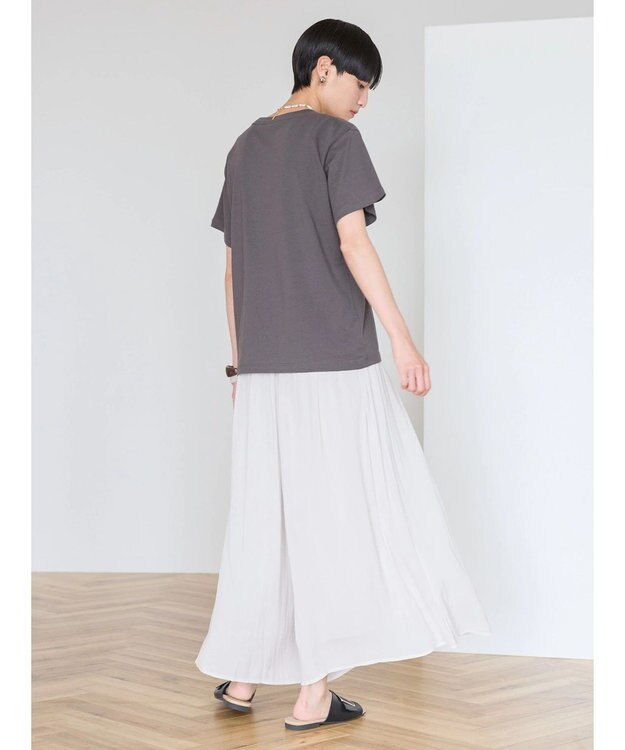 AMERICAN HOLIC ＴＵＲＱＵＯＩＳＥロゴカットプルオーバー Charcoal Gray