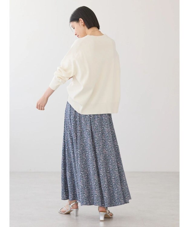 AMERICAN HOLIC 前振りニットプルオーバー Ivory