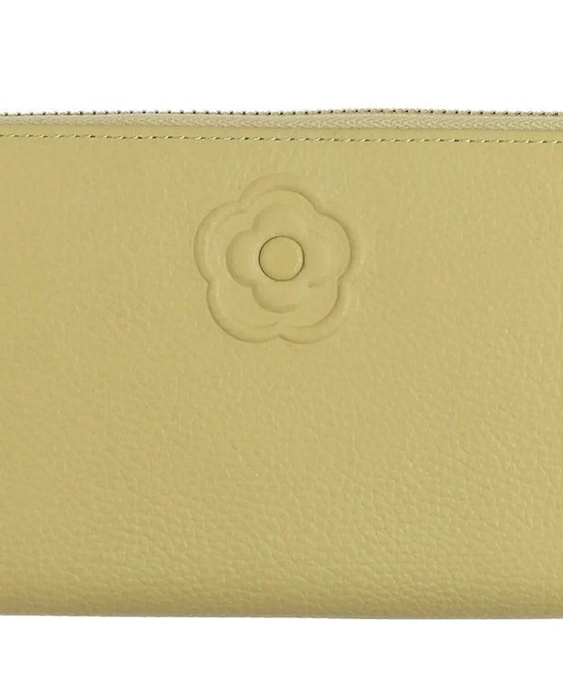 CLATHAS フィグ ラウンド長財布 ライトグリーン