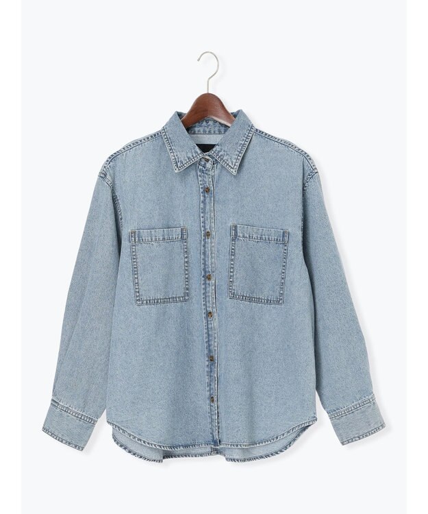 Te chichi デニムシャツ サックスブルー