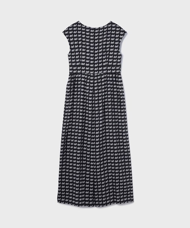 GRACE CONTINENTAL ホースプリントサロペット ブラック