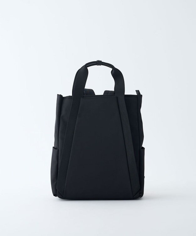 MIYABIYA LAQUOH【撥水加工】ミニマルナイロンリュックサック ブラック