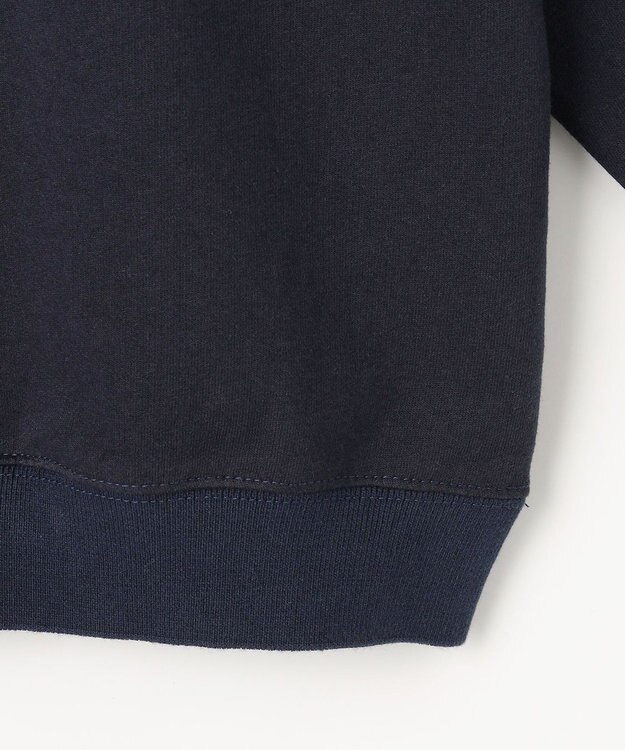 J.PRESS KIDS 【100-130cm】ミニ裏毛 ハーフジップ トレーナー ネイビー系