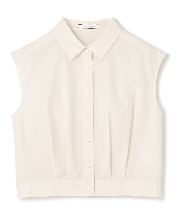 BEIGE， GABRIEL / ショートレングス ブラウス Ecru