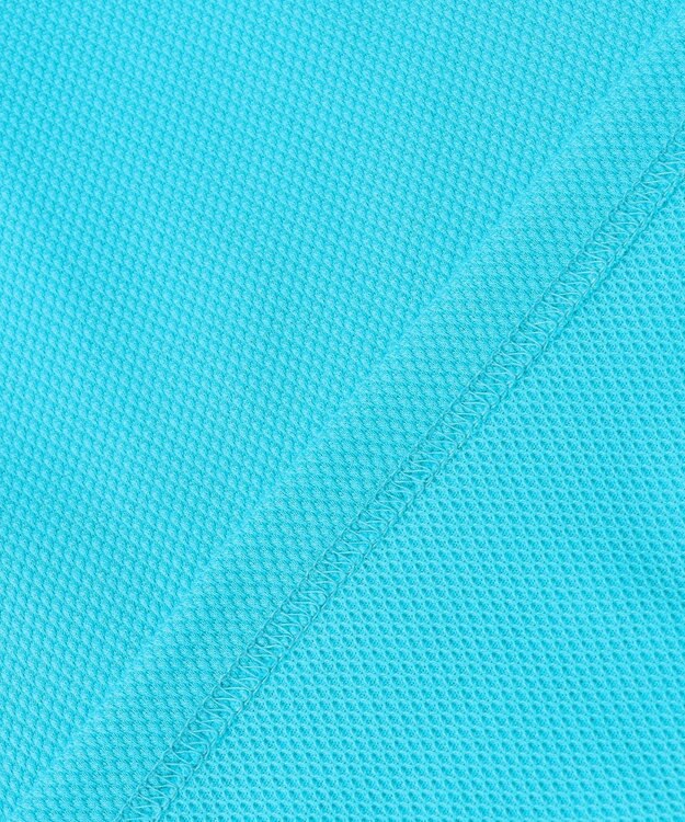 23区GOLF 【MEN】【キングサイズ/UVケア/吸水速乾】ハニカムカノコ 半袖ポロシャツ ターコイズブルー系