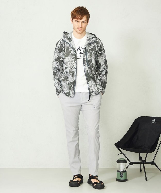 JOSEPH ABBOUD MOUNTAIN 【UNISEX】7ポケット ハイパワーストレッチ クライミングパンツ ライトグレー系