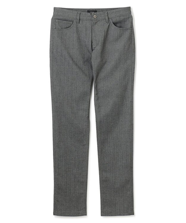 JOSEPH HOMME ソフトヘリンボンストレッチ / CIGAR 5P グレー系