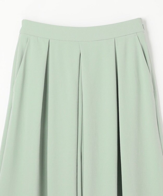 ANY 【吸水速乾/イージーケア/UVカット/接触冷感】さらさらDRYスカーチョ ライトグリーン