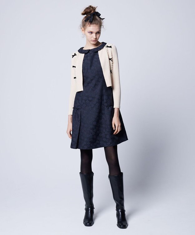 TOCCA 【洗える】PIXIE KNIT カーディガン ベージュ系